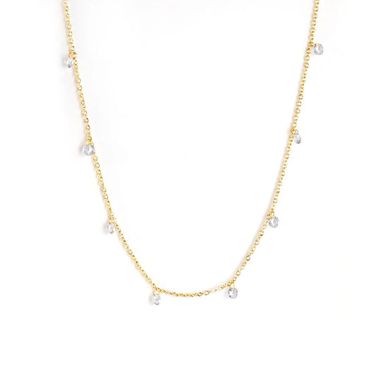 Dripping Diamonds Necklace