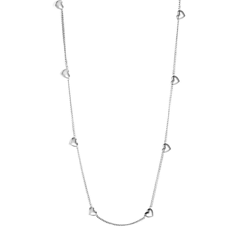 Peach Heart Necklace