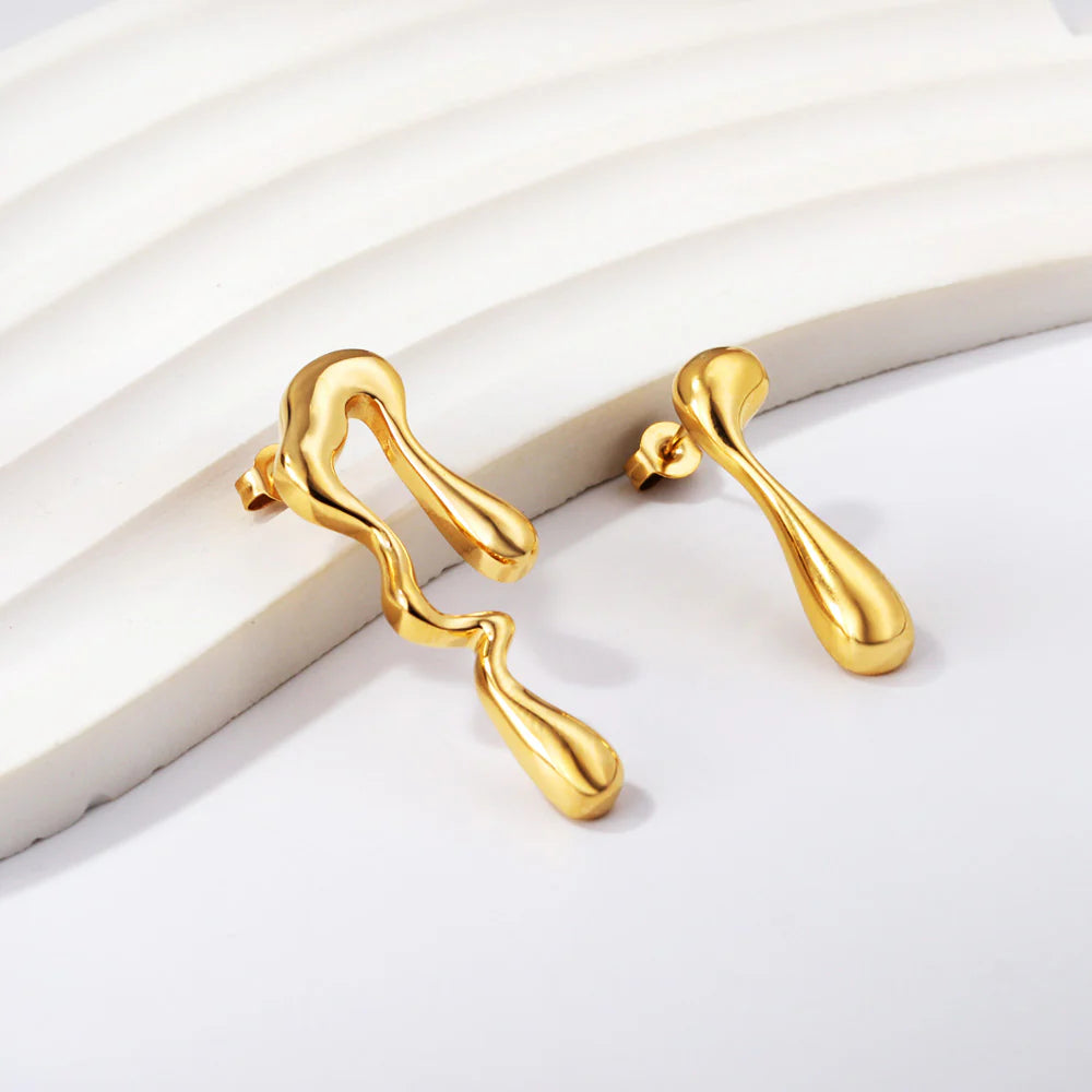 dripping earrings